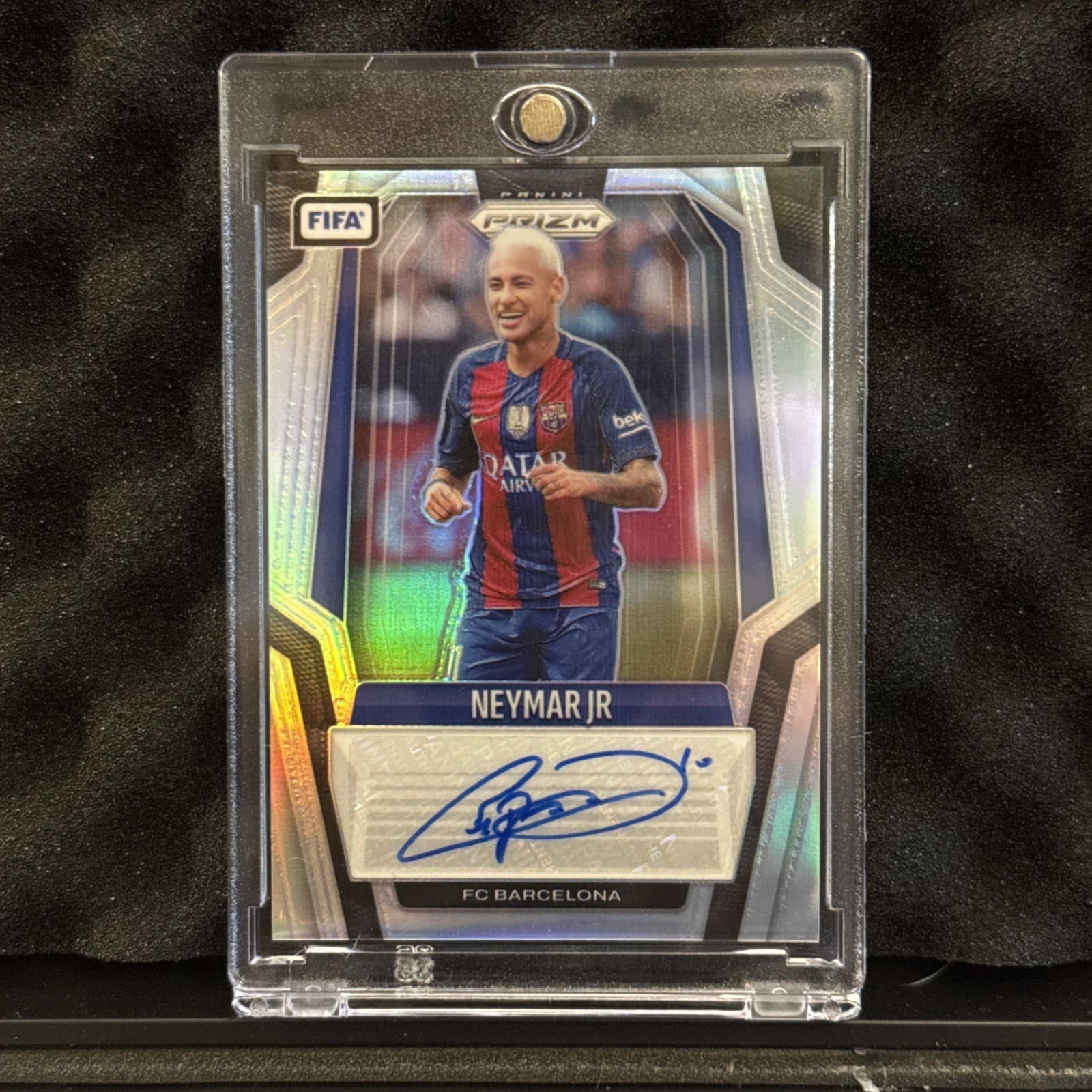 2025-26 Panini Prizm FIFA Soccer Neymar Jr Auto 49/49 FC Barcelona Brazil