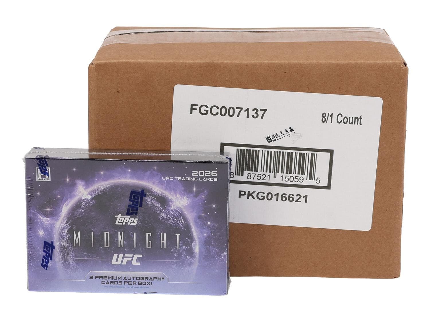 2026 TOPPS MIDNIGHT UFC HOBBY 8-BOX CASE