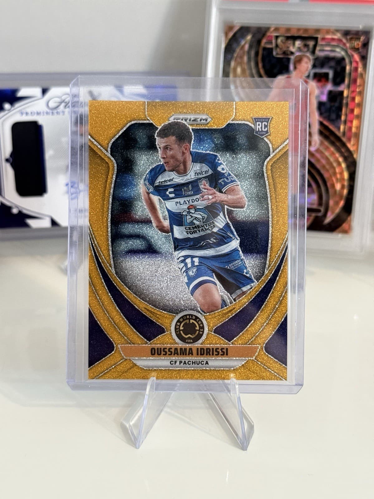 2025 Prizm FIFA World Cup Oussama Idrissi #147 Gold Sparkle /10 (RC)