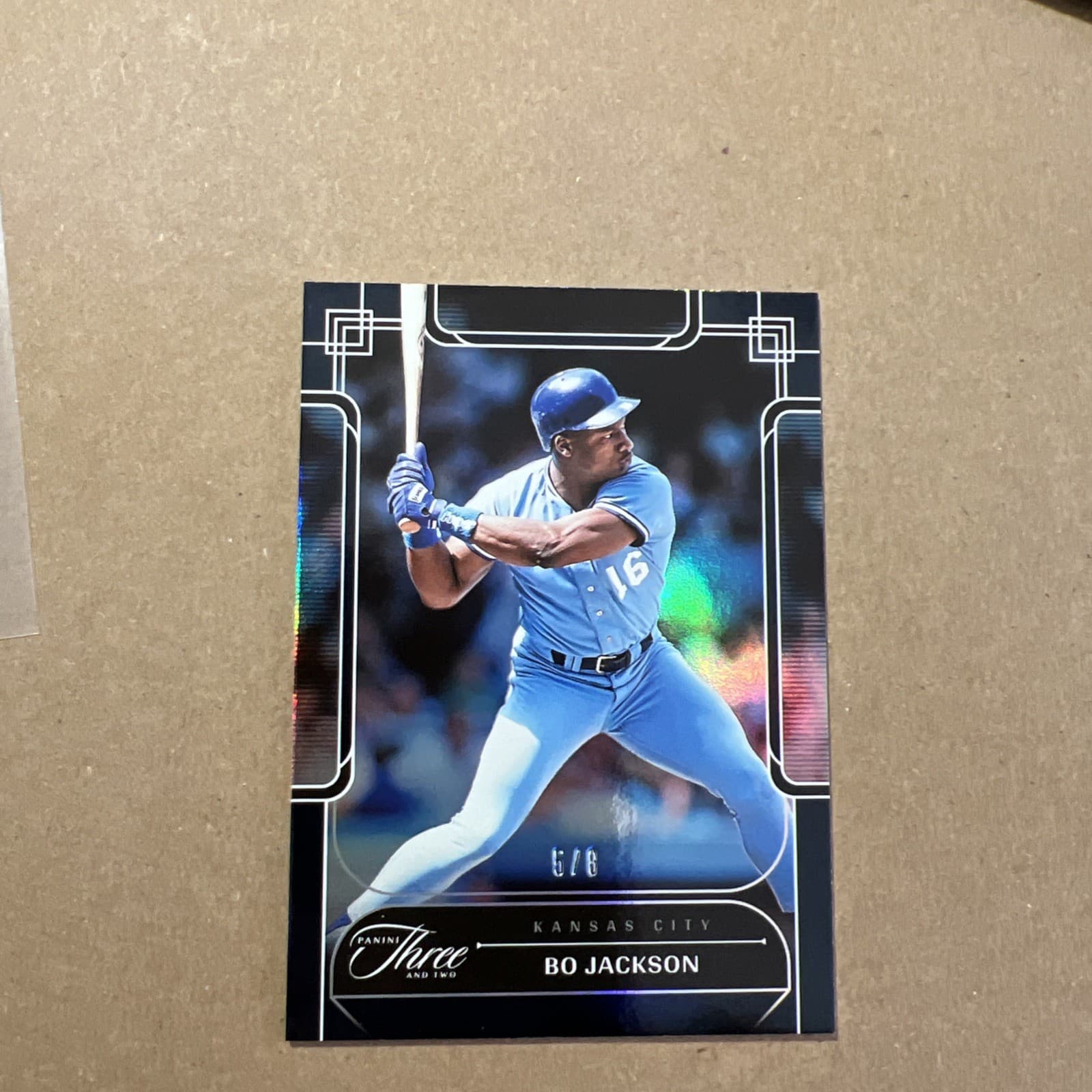 2024 Panini Three and Two Baseball Bo Jackson #70 Black #d/8