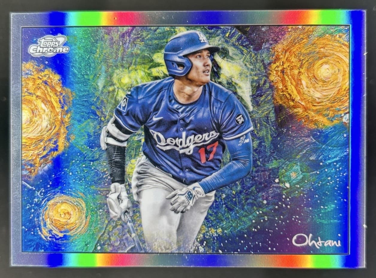 2025 Topps Cosmic Chrome Shohei Ohtani Stars in the Night #STN-14 Dodgers