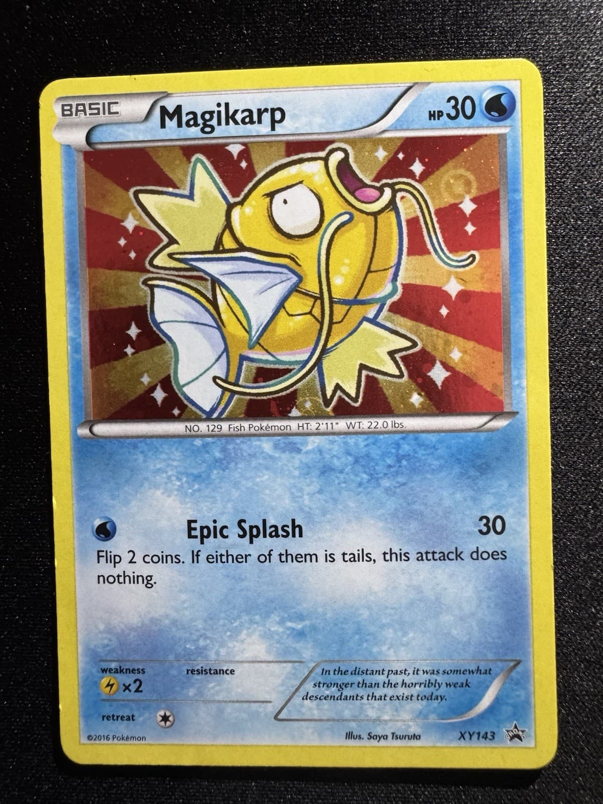 Magikarp XY143 🌀HOLO SWIRL🌀Promo Card NM/LP Condition Pokemon Card