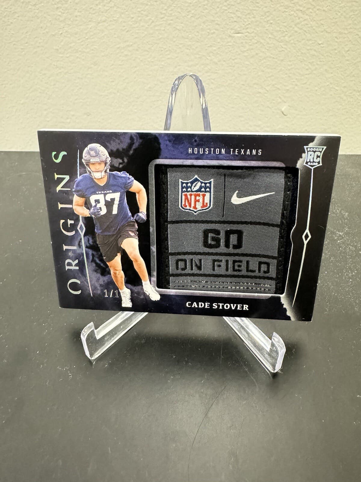 Cade Stover Houston Texans Rookie Jumbo Jerseys 1/1 🔥