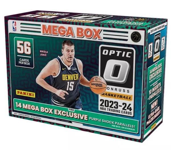 2023/24 PANINI DONRUSS OPTIC BASKETBALL MEGA BOX (PURPLE SHOCK)