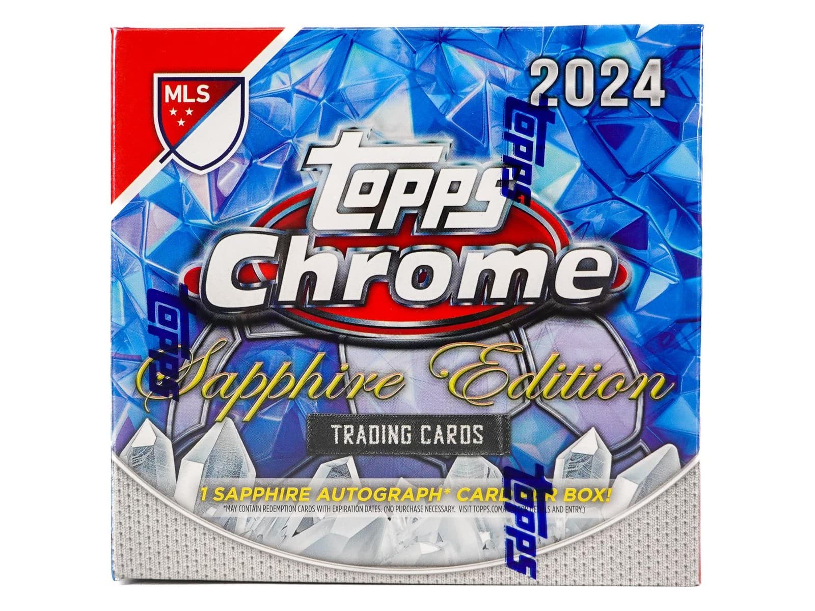 2024 TOPPS CHROME MLS MAJOR LEAGUE SOCCER SAPPHIRE EDITION BOX