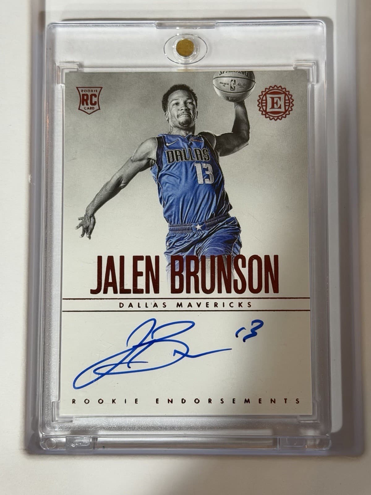 2019 Panini Encased - Rookie Endorsements Jalen Brunson #103 One of One 1/1 RC