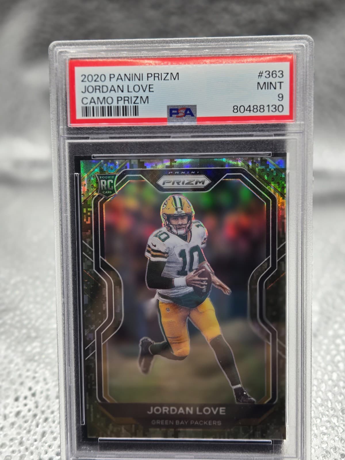 2020 Panini Prizm - Rookie Jordan Love #363 Camo Prizm /25 (RC)