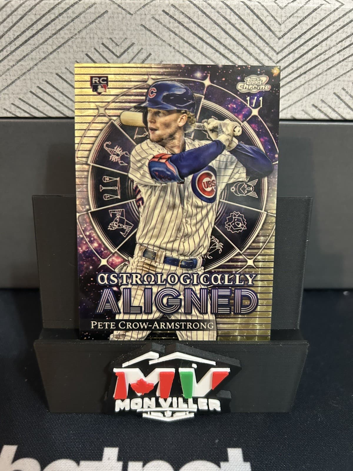 2024 Topps Cosmic Pete Crow Armstrong Astrologically Aligned 1/1 Superfractor