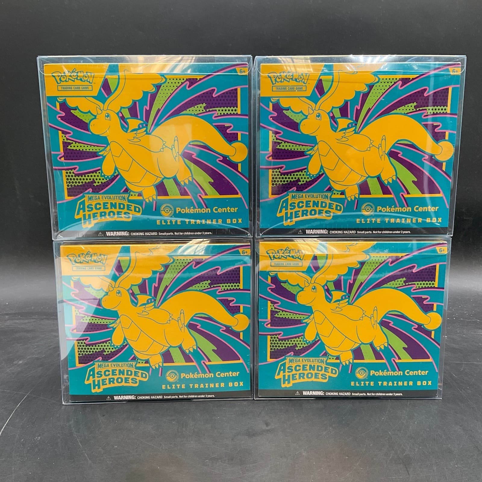 Lot of (4) Pokemon Center Ascended Heroes Elite Trainer Boxes SEALED PC ETB