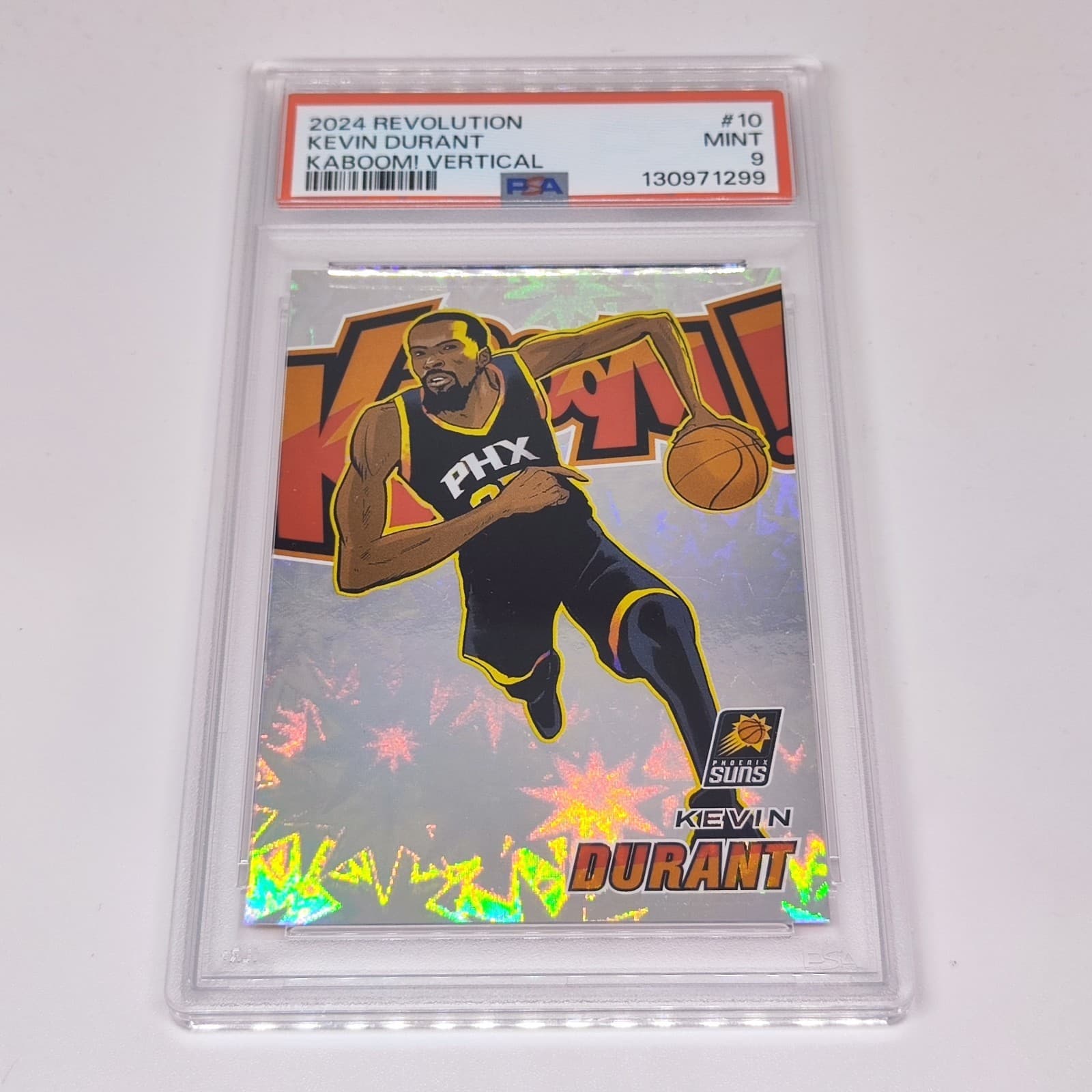 2024-25 Panini Revolution Kaboom! #10 KEVIN DURANT PSA 9!!
