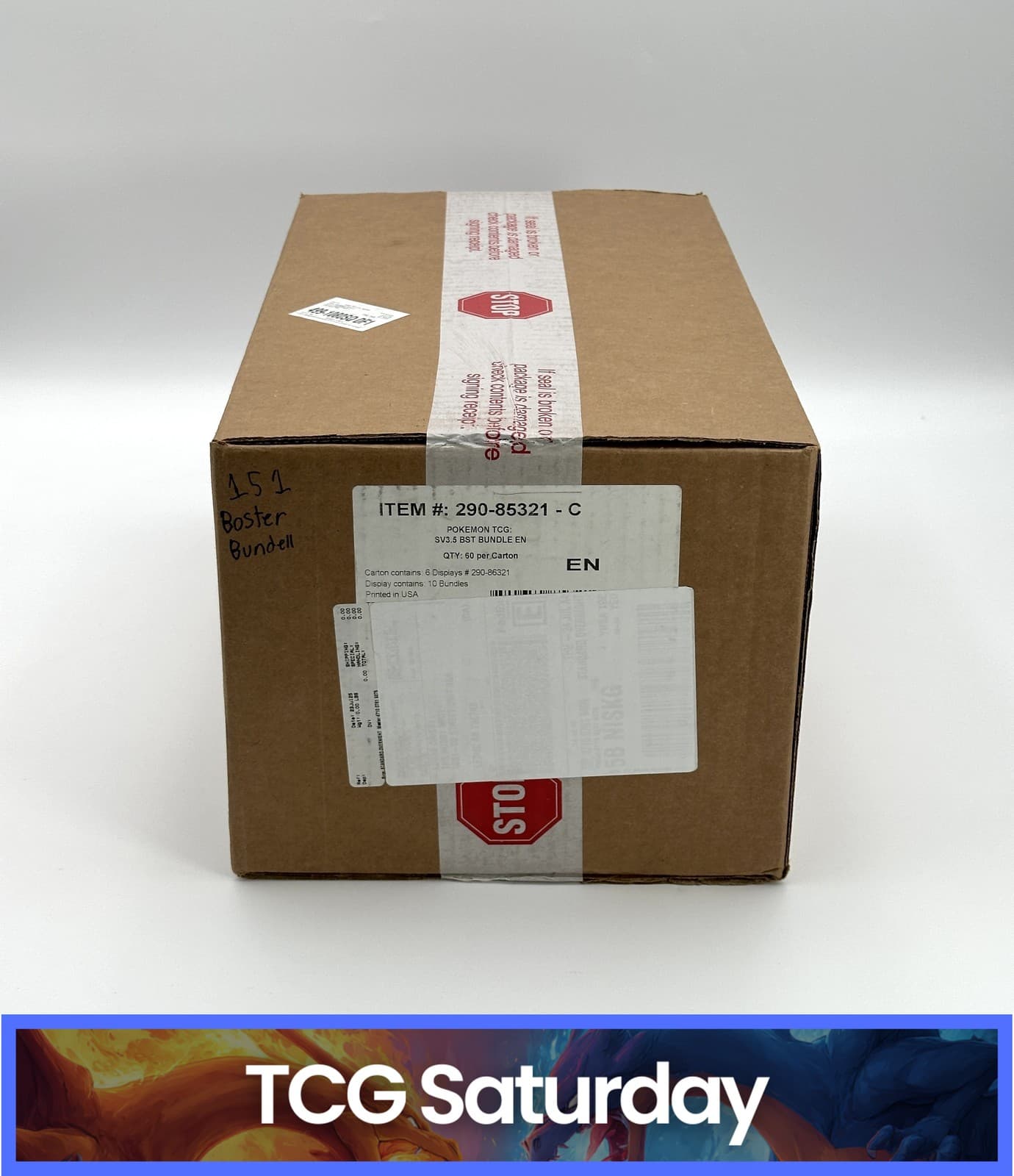 Pokemon Scarlet & Violet 151 Sv3.5 Booster Bundle Box Case Sealed