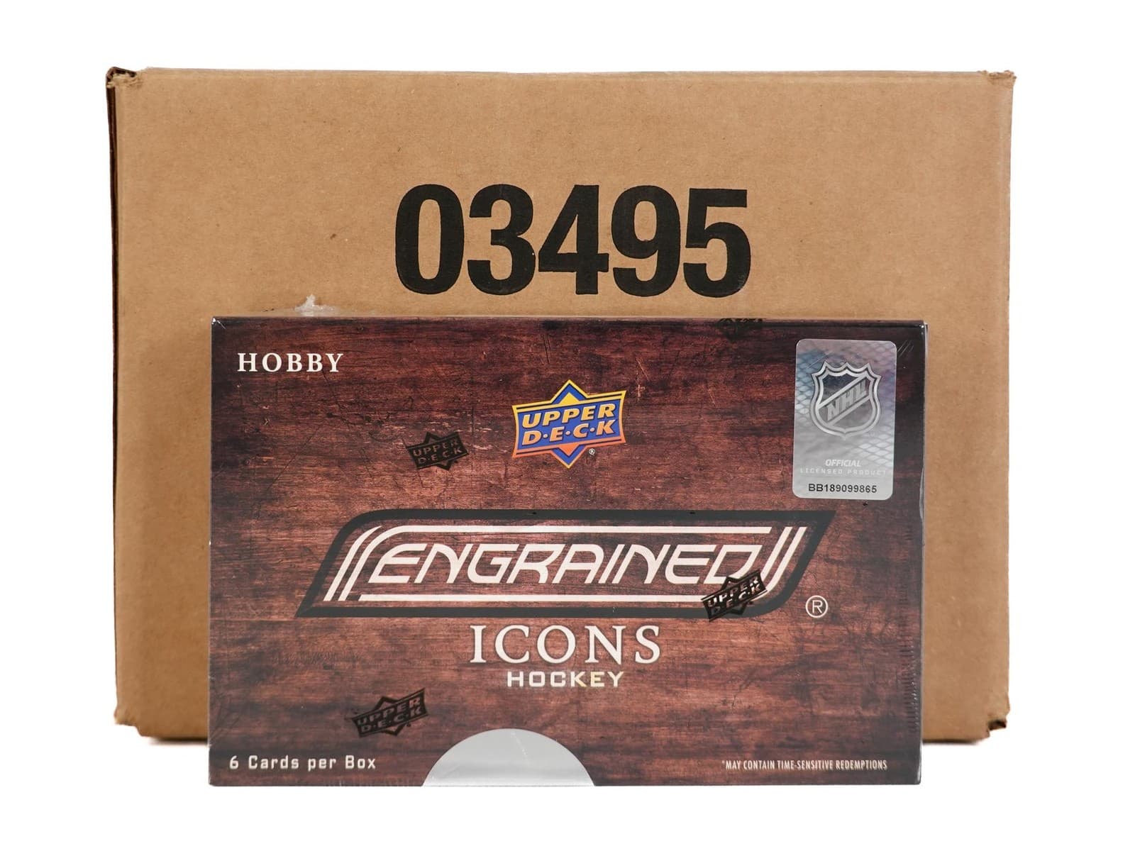 2024/25 UPPER DECK ENGRAINED ICONS HOCKEY HOBBY 10-BOX CASE
