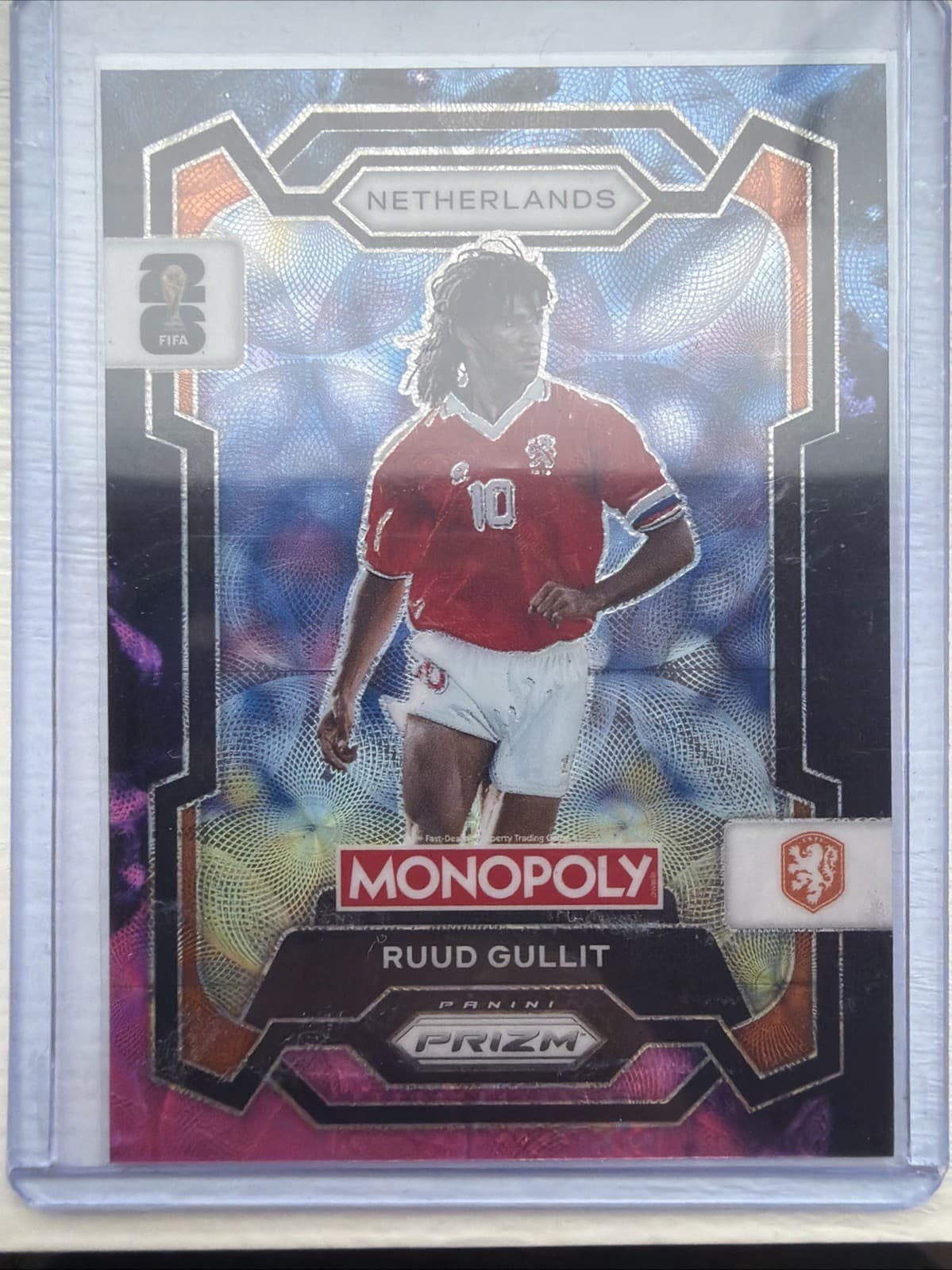 2026 Panini Prizm Monopoly FIFA World Cup Ruud Gullit - Nebula Netherlands