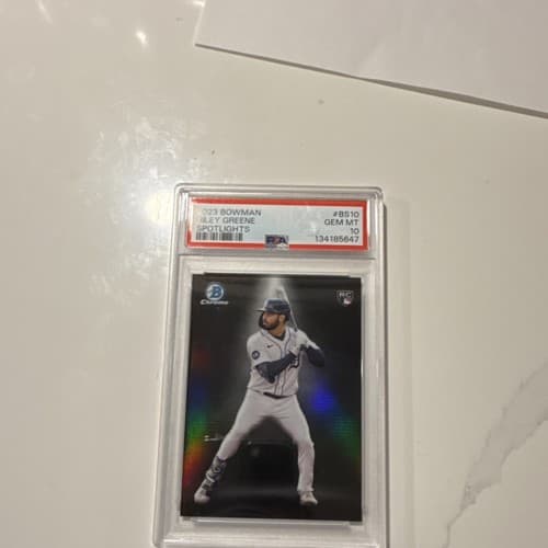 Bowman Spotlights Riley Greene #BS-10 Rookie PSA 10 Detroit Tigers Baseball
