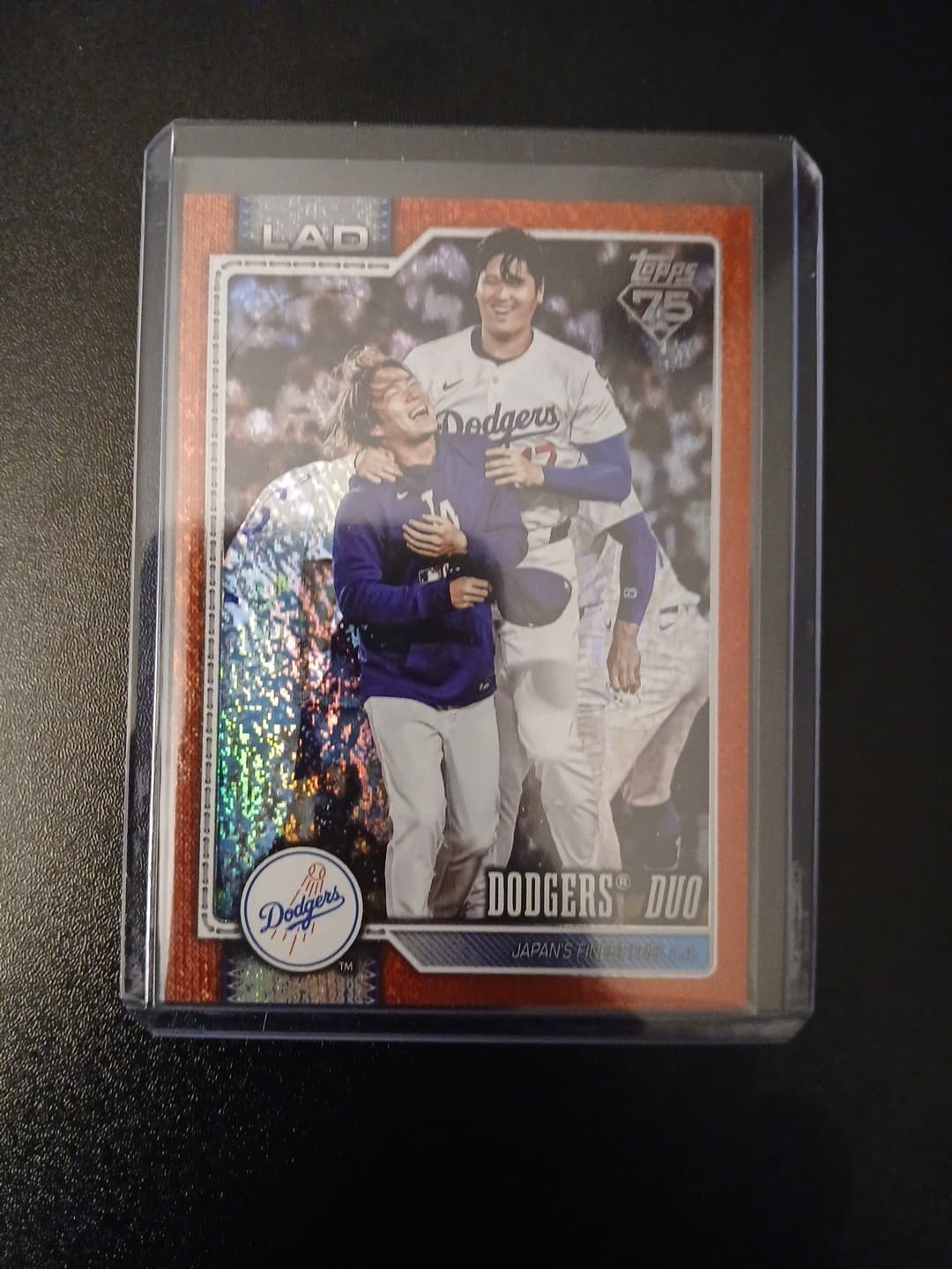 2026 Topps Series 1 Celebration #265 Dodgers Duo Red 2/5 Shohei Ohtani