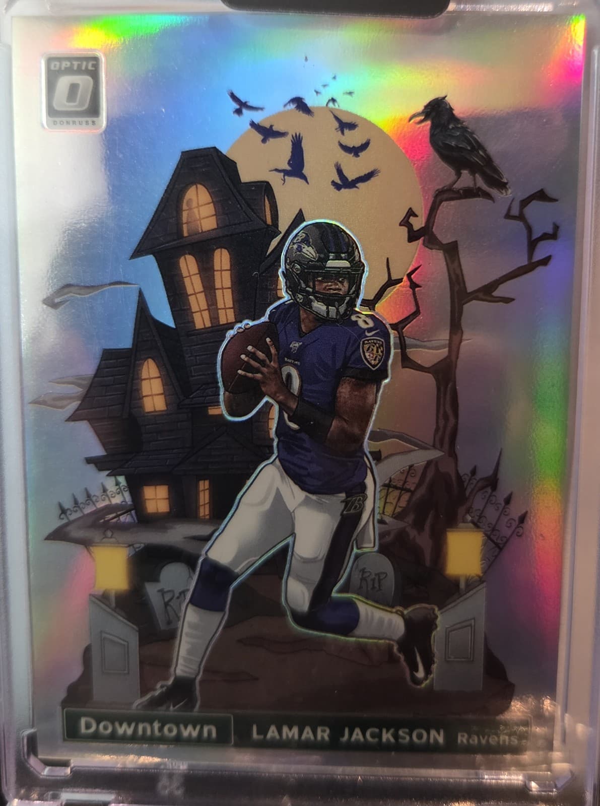 2020 Panini Donruss Optic - Downtown Lamar Jackson #DT-6