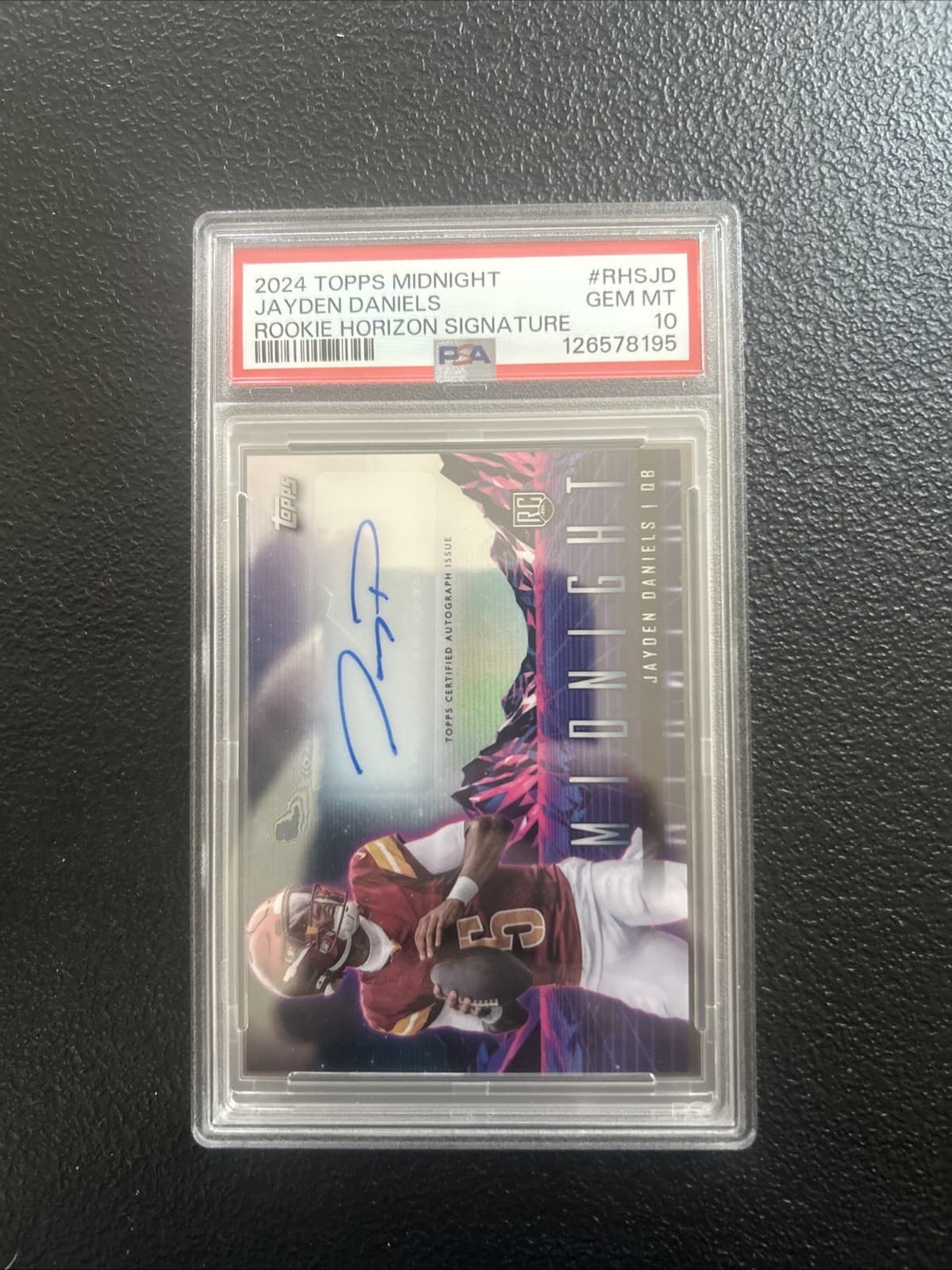 2024 Topps Midnight - Rookie Horizon Signatures Jayden Daniels #RHS-JD (AU, RC)