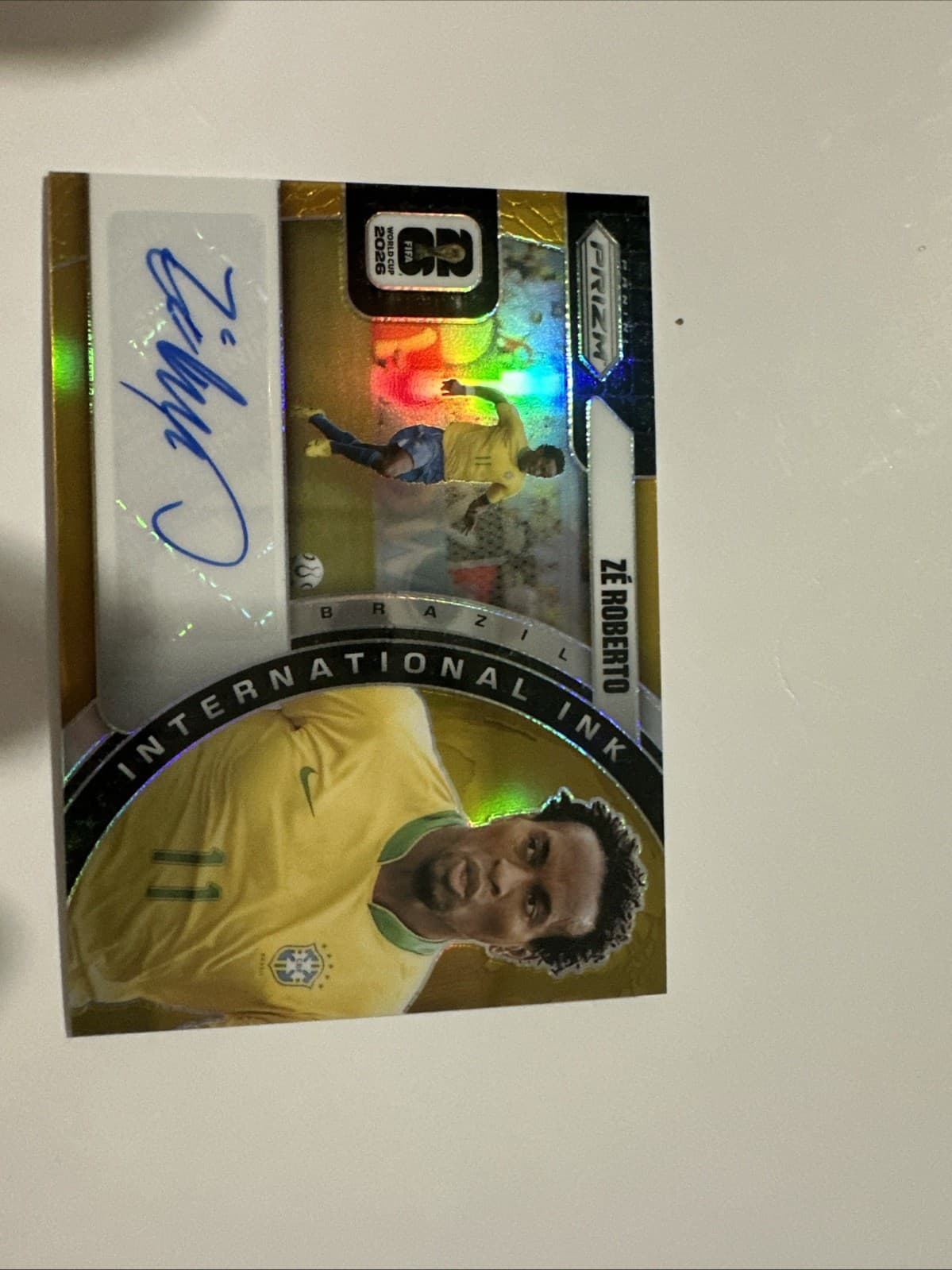World Cup International Ink Ze Roberto Signature Numbered 3/10