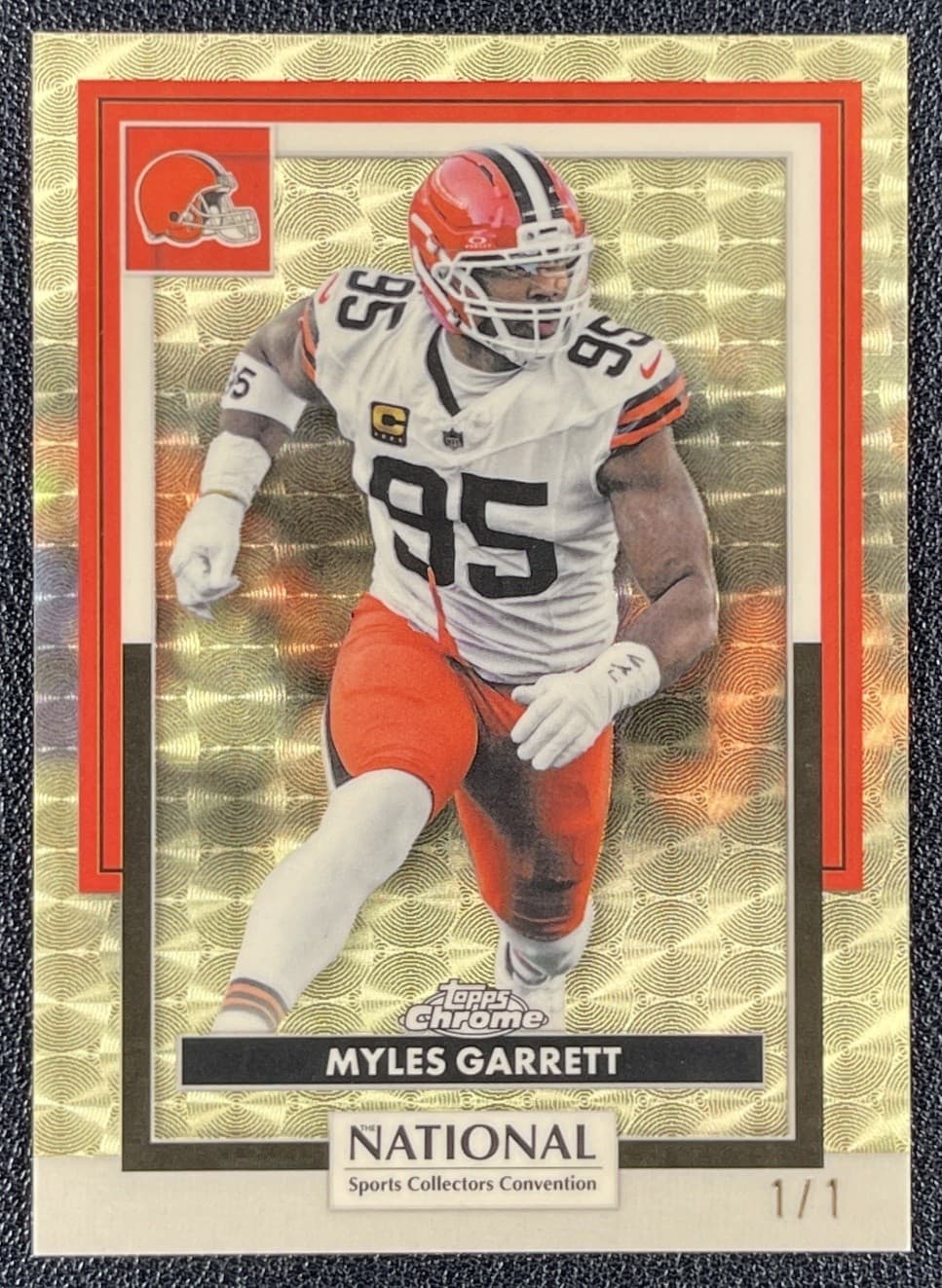 1/1 MYLES GARRETT 2026 TOPPS CHROME NSCC #NFL-11 NFL SUPERFRACTOR 1/1 BROWNS