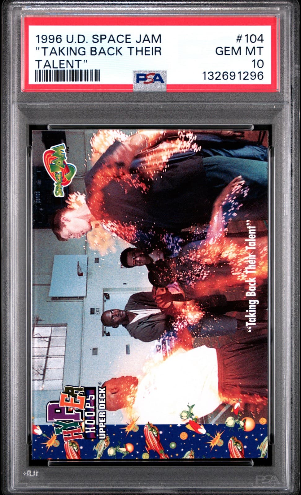 1996 Upper Deck Space Jam #104 "Taking Back Their Talent" Psa 10