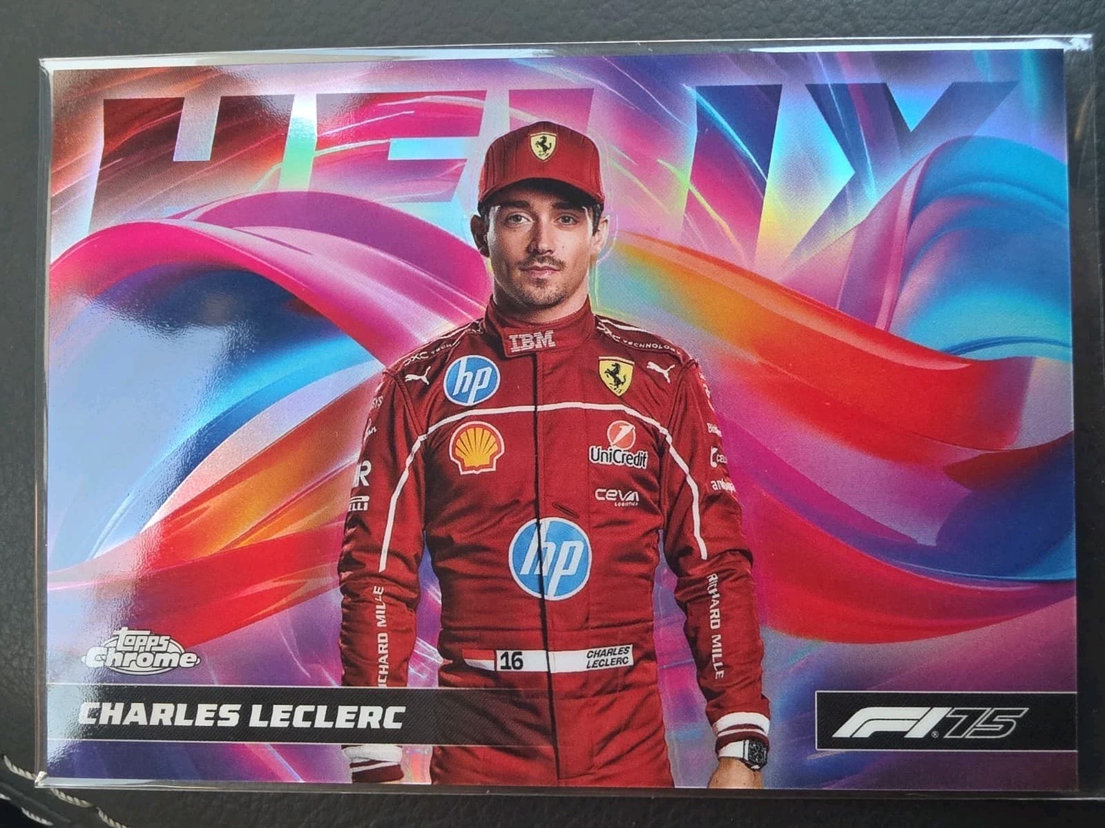 2025 Topps Chrome Formula 1 F1 Charles Leclerc Helix SP #HLX-3