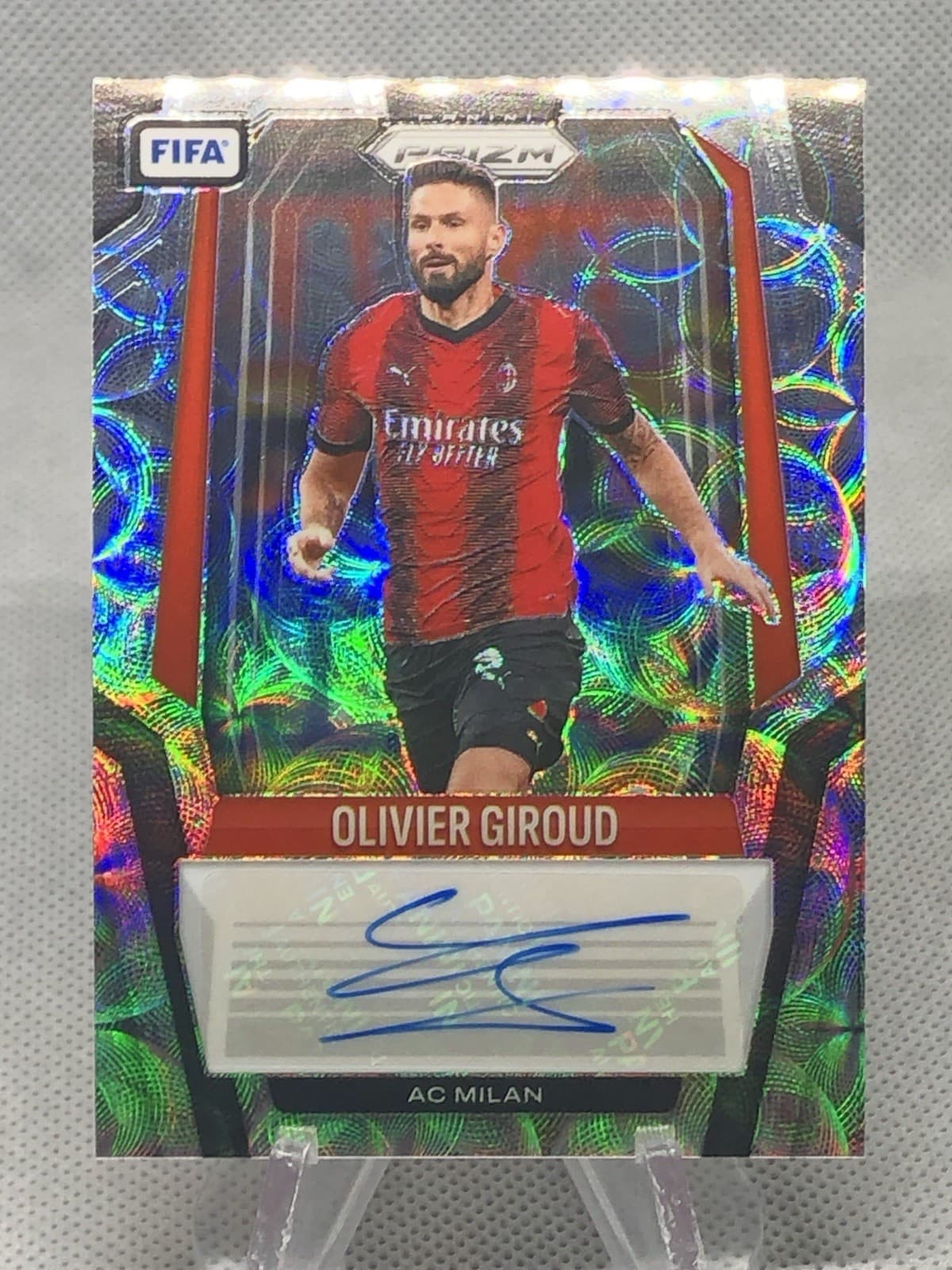 Panini Prizm FIFA Soccer 2025-26 Olivier Giroud AC Milan AUTOGRAPH Choice
