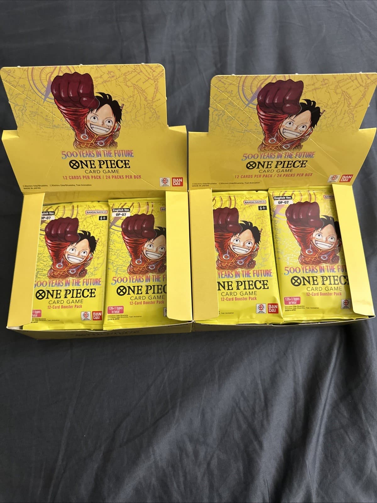 (5 booster packs) 500 Years In The Future One Piece Card Game OP07 English