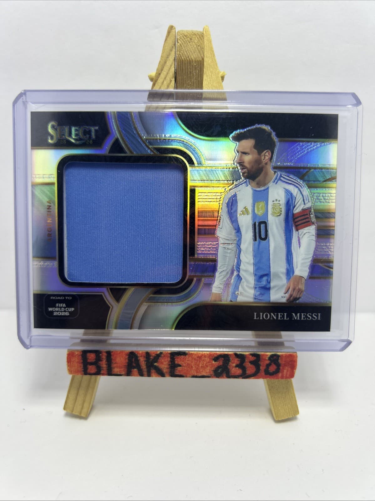 LIONEL MESSI - 2025-26 Panini Select FIFA World Cup Silver JUMBO PATCH #JS-LMI