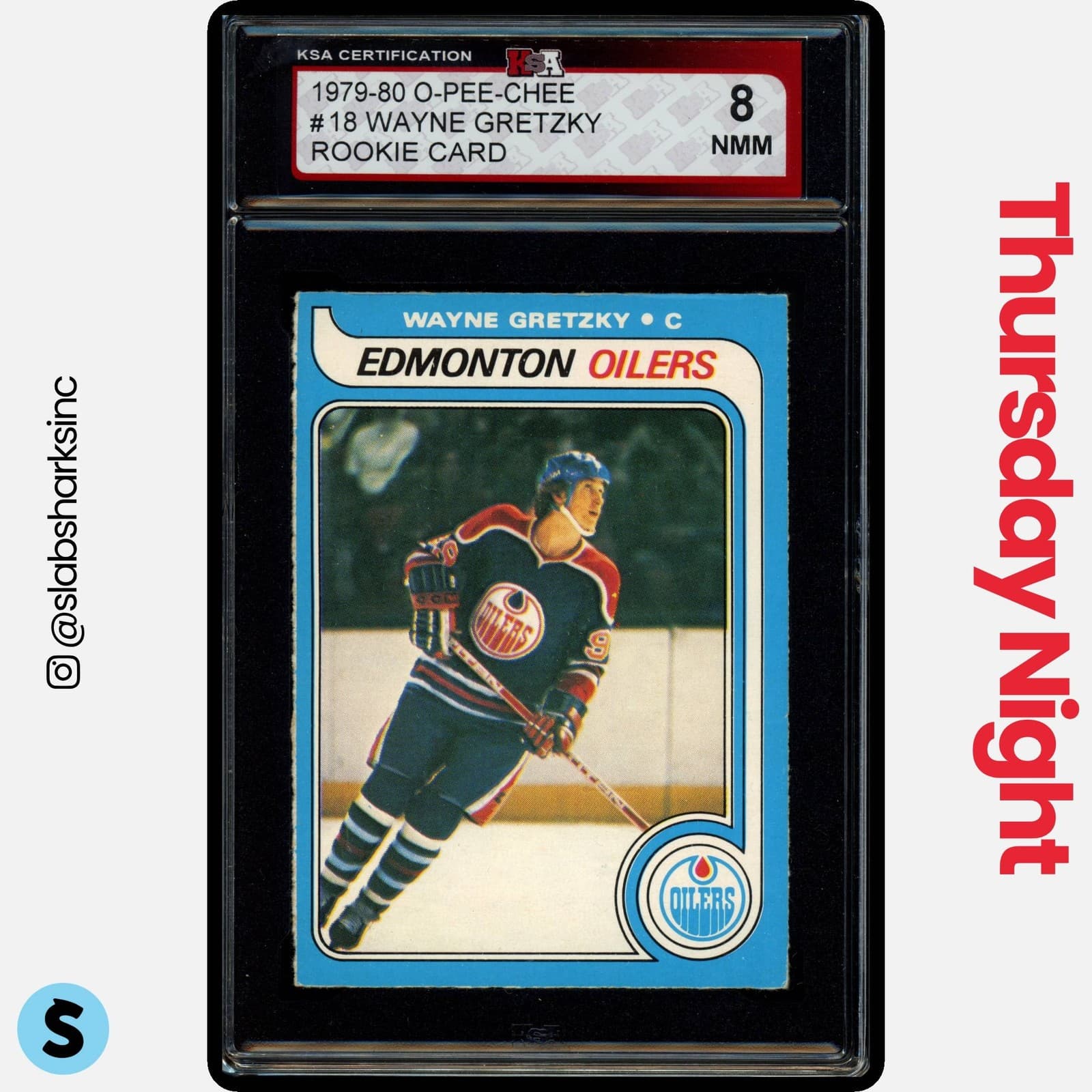 1979 O-PEE-CHEE #18 WAYNE GRETZKY RC ROOKIE KSA 8