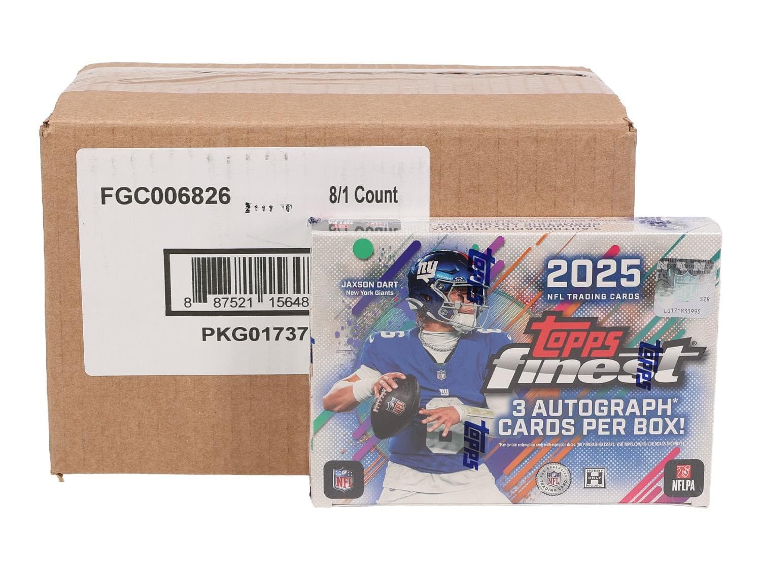 2025 TOPPS FINEST FOOTBALL DELIGHT 8-BOX CASE