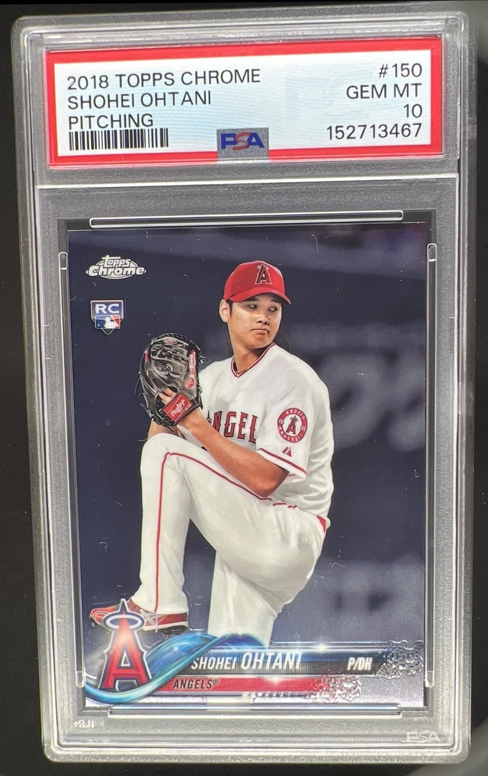 2018 Topps Chrome Shohei Ohtani RC Rookie #150 Angels PSA 10 GEM MINT