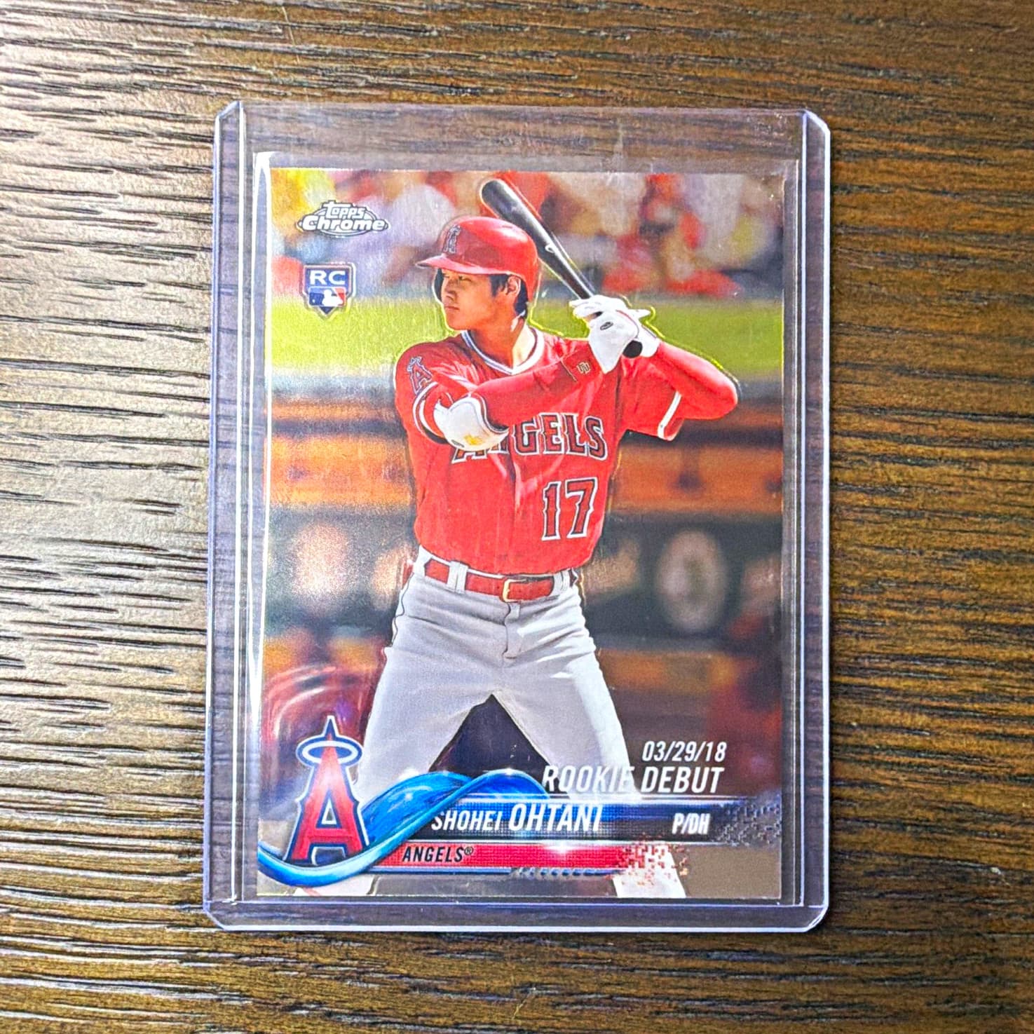 Topps 2018 Chrome Update Shohei Ohtani Angels RC Rookie Debut #HMT32