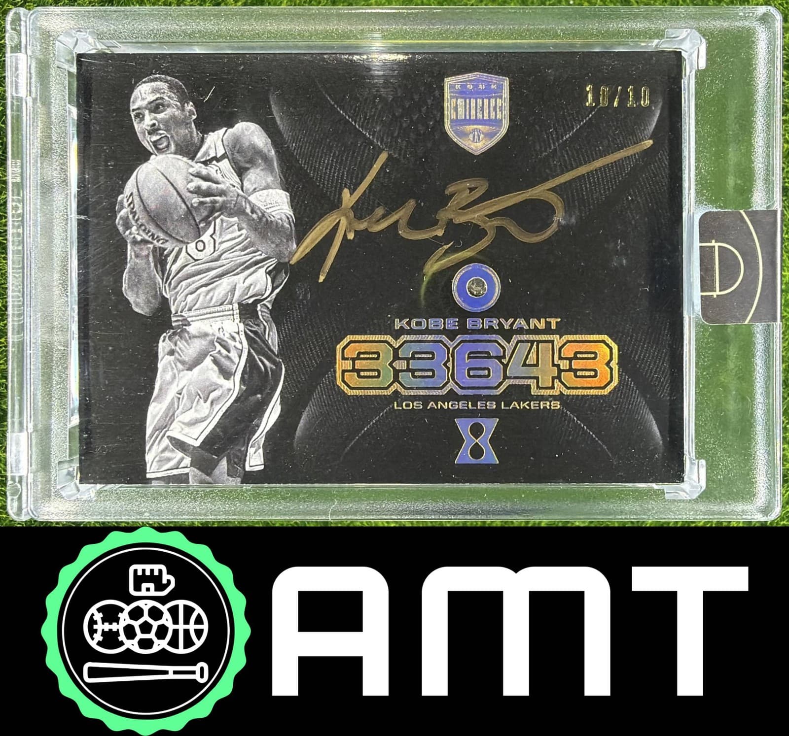 Kobe Bryant 2017-18 Panini Eminence 10/10 Los Angeles Lakers #36 Auto Diamond