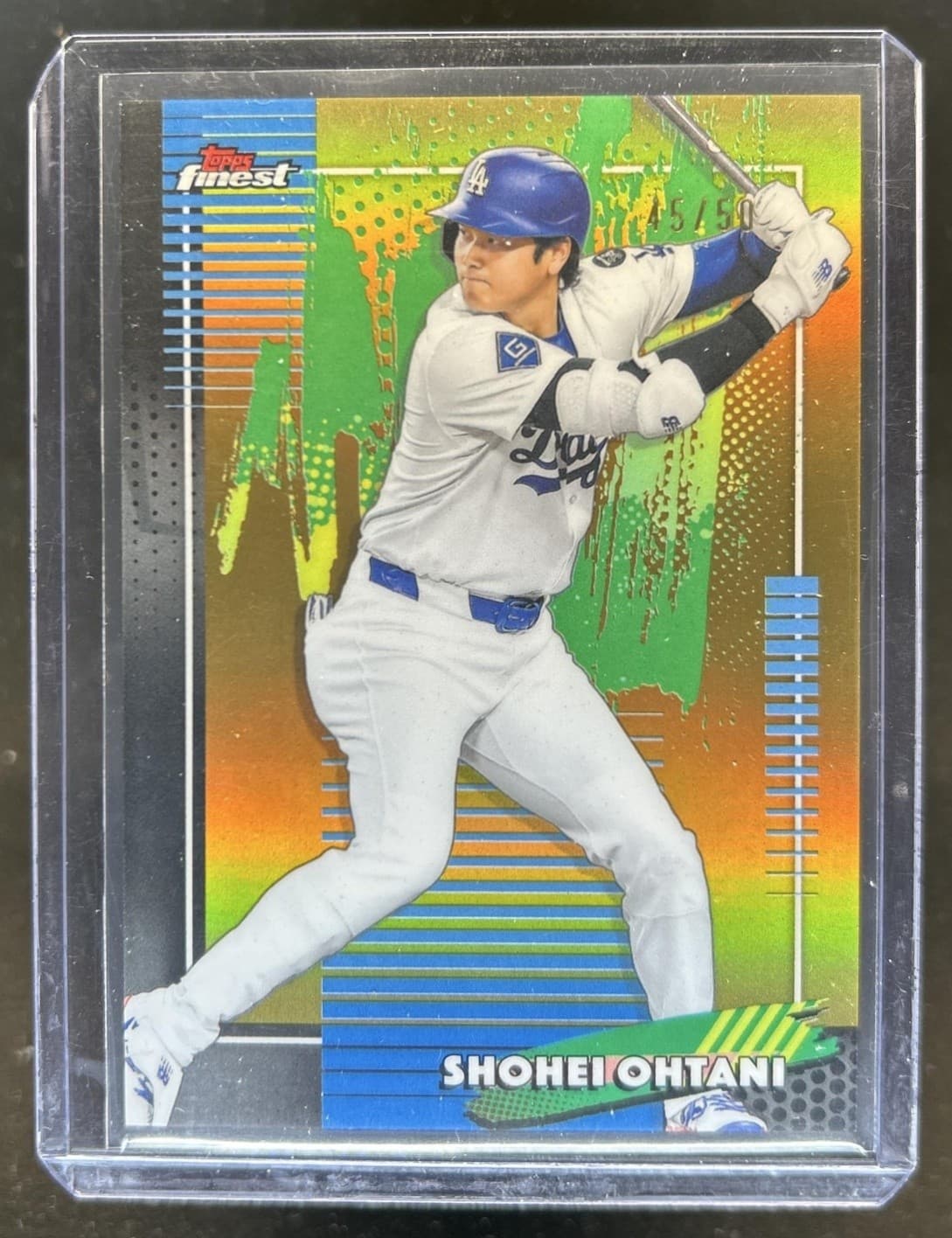 2026 Topps Finest Shohei Ohtani Gold Refractor #/50 Dodgers