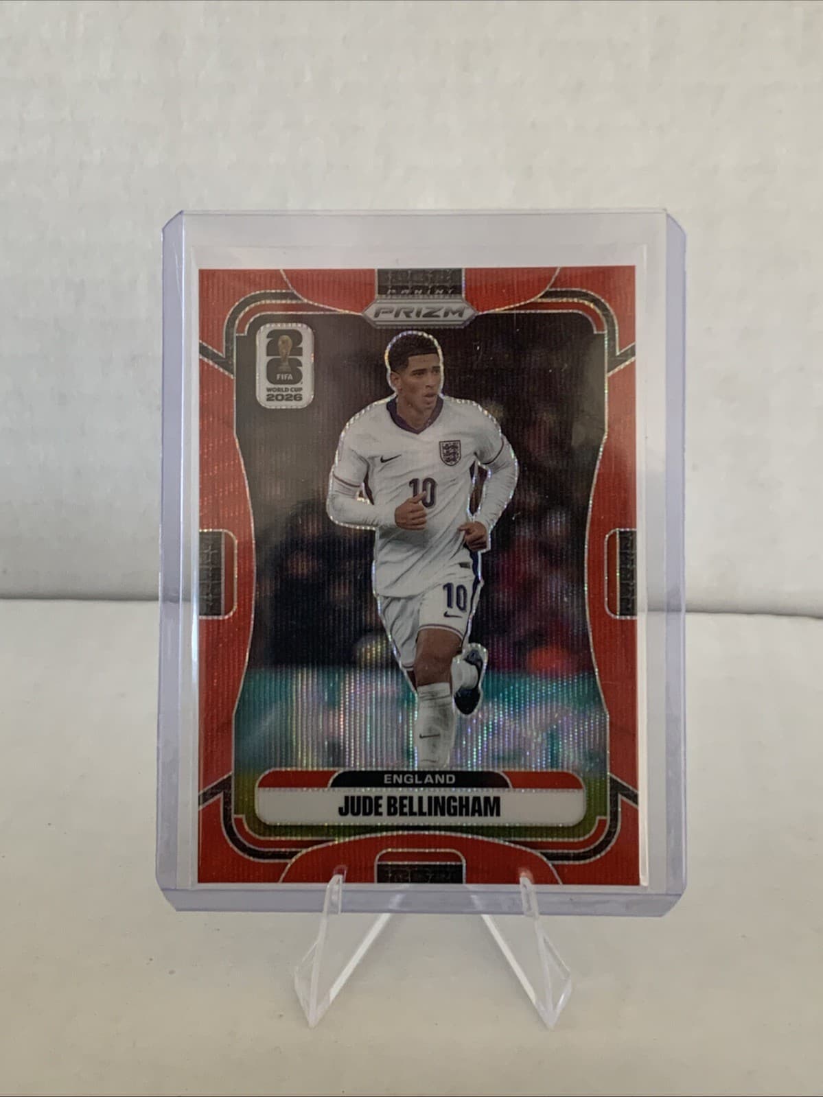 2026 Prizm FIFA World Cup Jude Bellingham 114 Red Wave /39