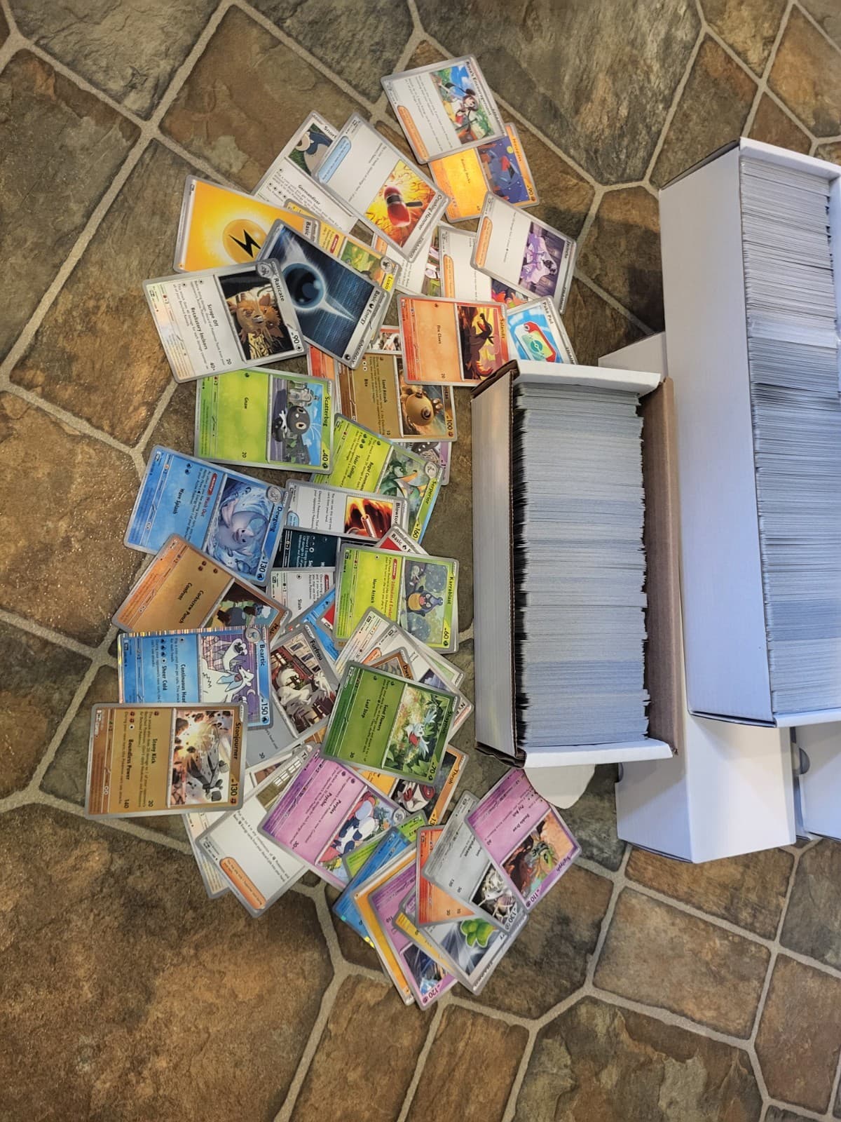 Pokemon 5100+ Card Mixed BULK Lot Holos/Commons/Uncommons/Trainer/Energy - NM