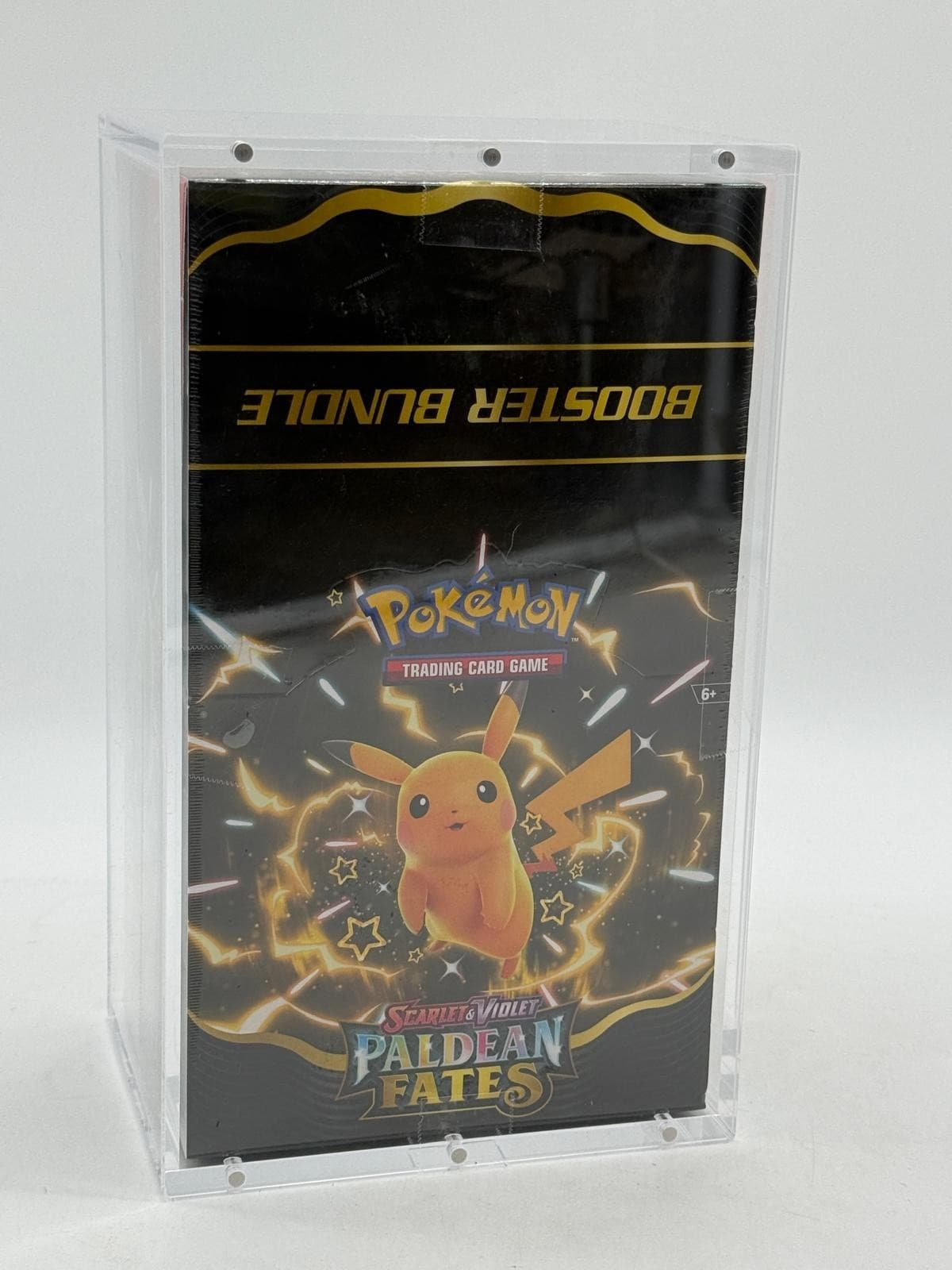 Pokemon TCG Paldean Fates Booster Bundle Display SEALED WITH ACRYLIC