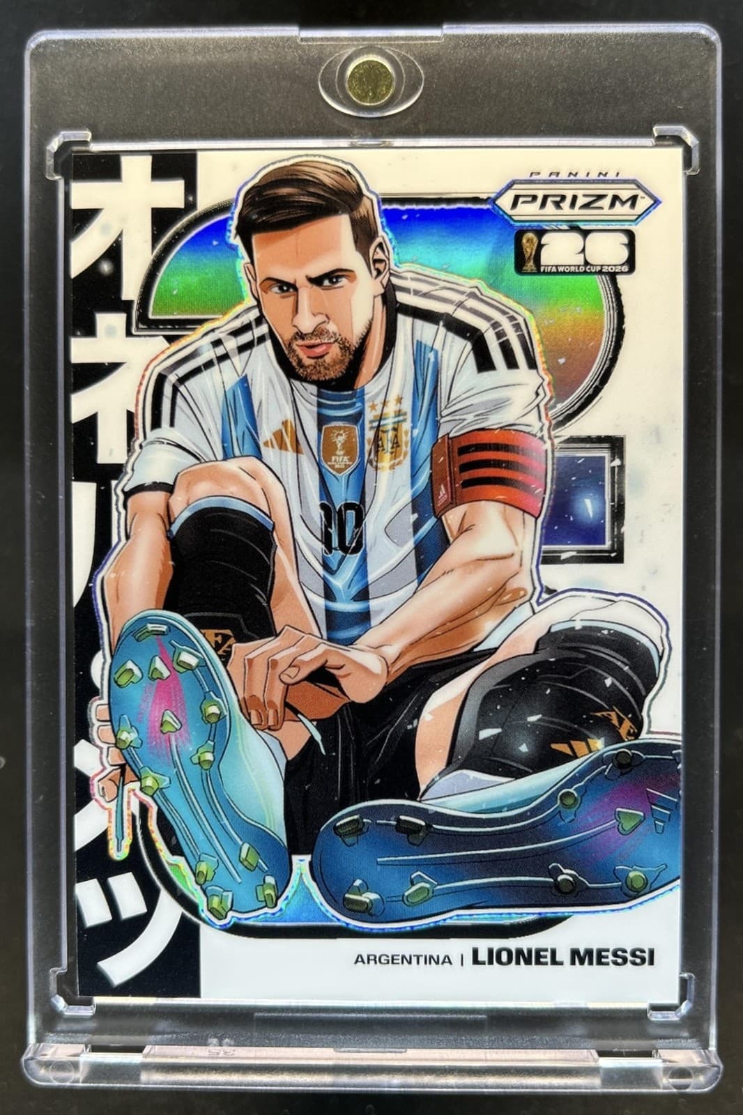 2026 Panini Prizm World Cup Lionel Messi Manga SSP #10 Argentina