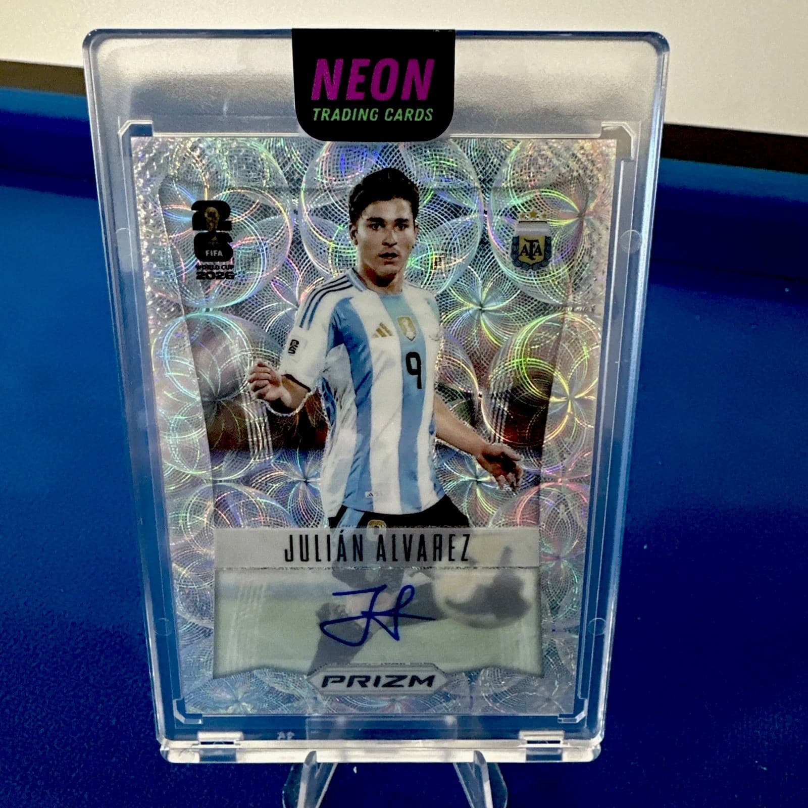 2026 Panini Prizm FIFA World Cup Julian Alvarez Throwback Auto