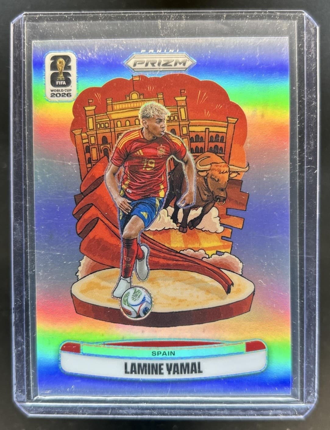 2026 Panini Prizm World Cup Lamine Yamal National Landmarks SSP #6 Spain