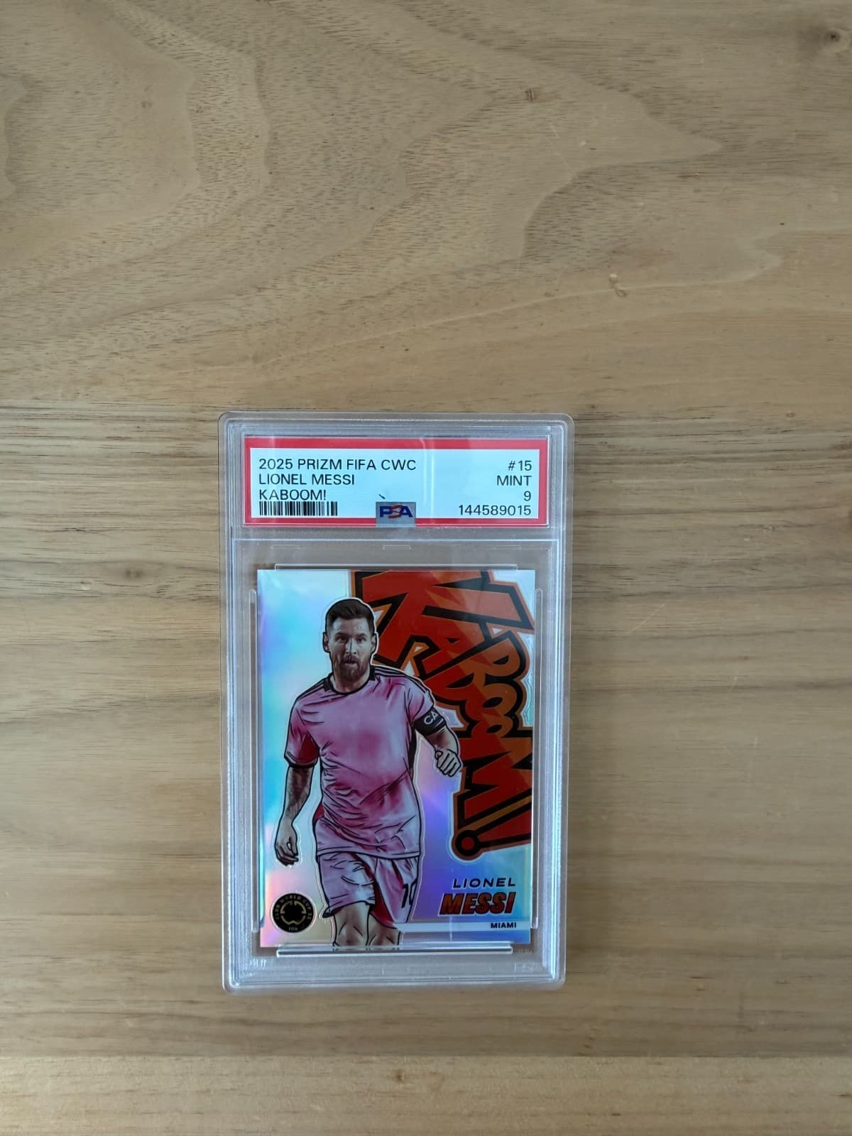 2025 PRIZM FIFA CWC LIONEL MESSI KABOOM