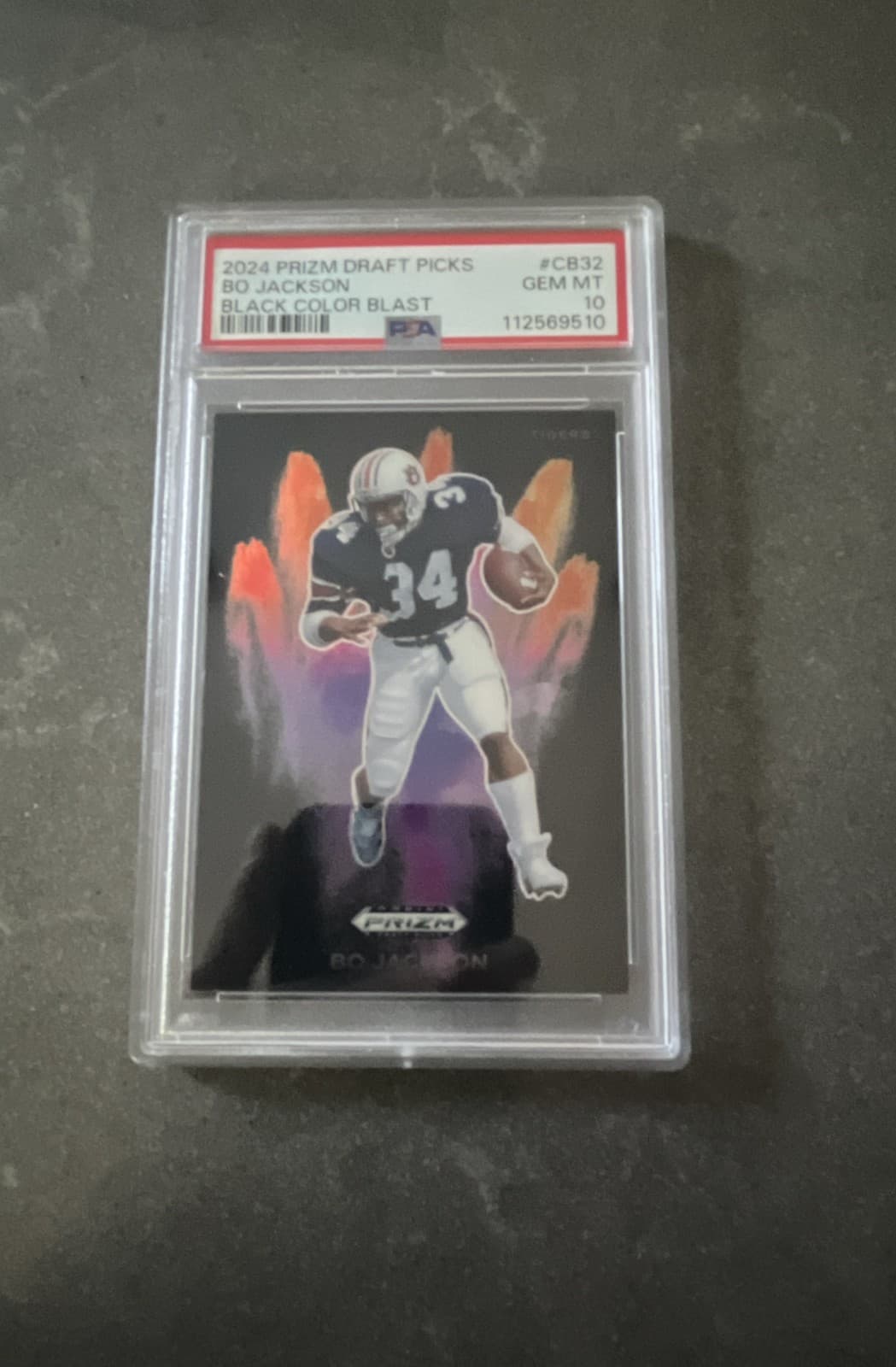 2024 Panini Prizm Draft Picks - Black Color Blast Bo Jackson #CB-32