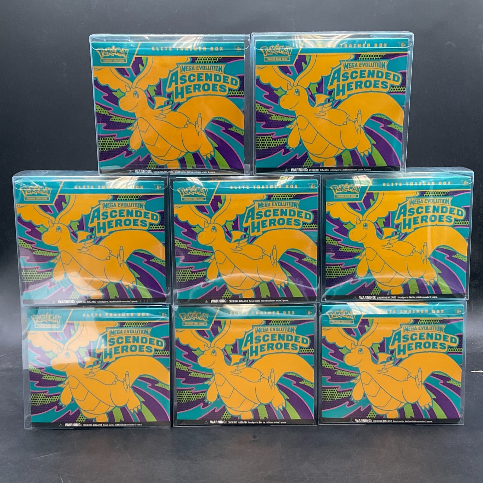 Lot of (8) Pokemon TCG Ascended Heroes Elite Trainer Boxes SEALED ETB ME02.5