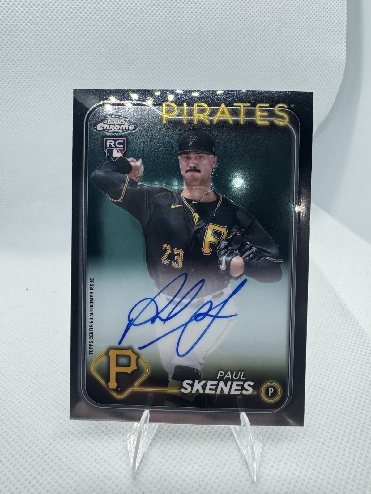PAUL SKENES 2024 Topps Chrome Update Rookie Auto HOT