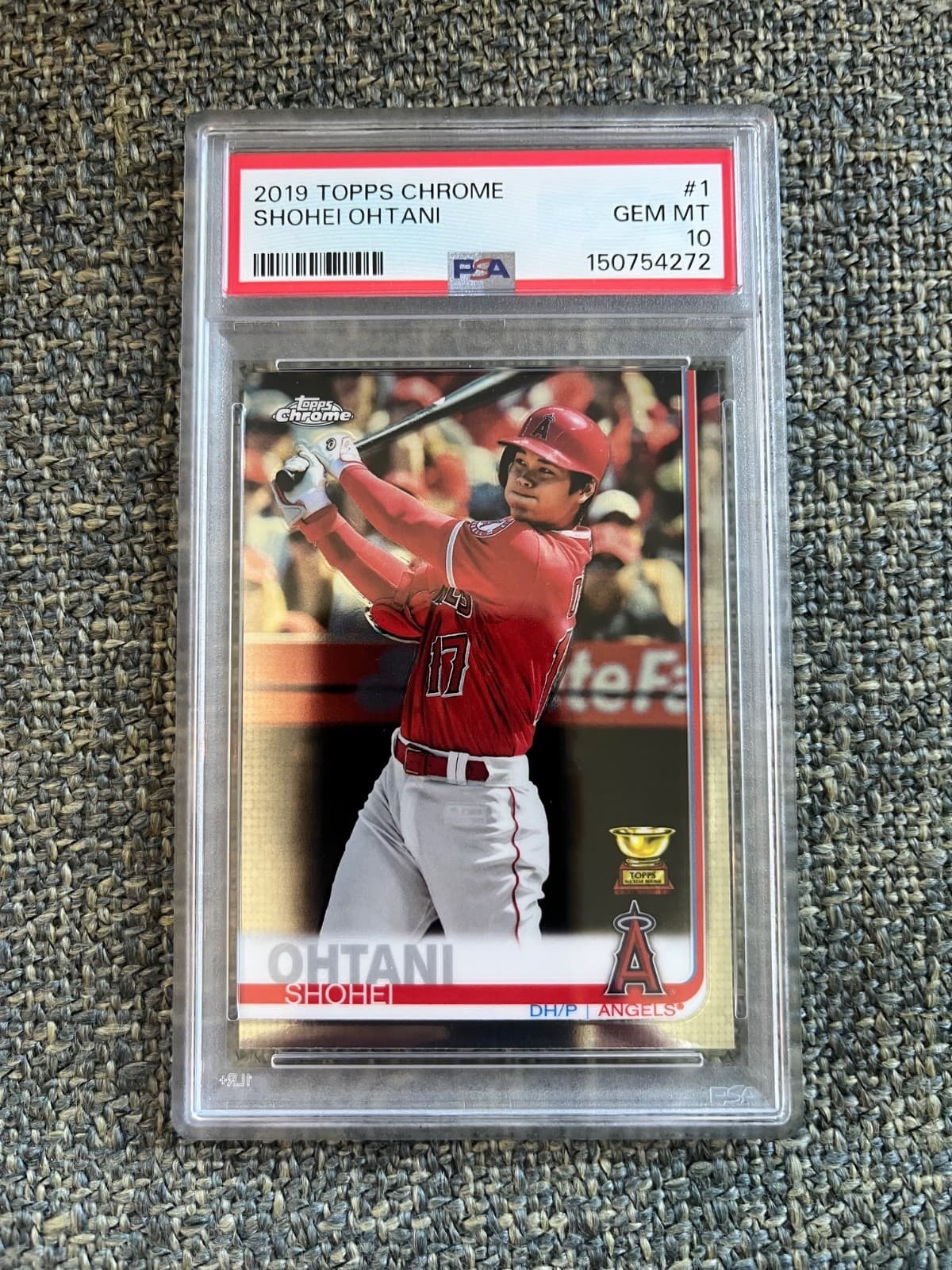 Shohei Ohtani 2019 Topps Chrome #1 Rookie Cup Psa 10
