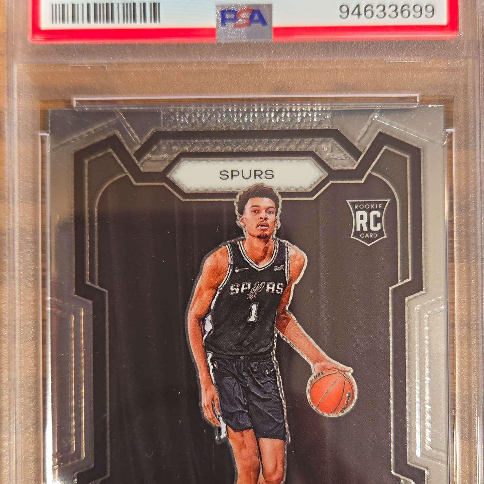 2023-24 Panini Prizm Victor Wembanyama RC Base #136 Spurs PSA Graded