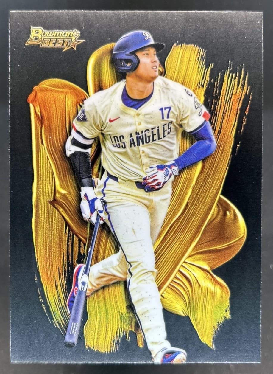 2025 Bowman's Best Shohei Ohtani Strokes of Gold SSP #SG-12 Dodgers