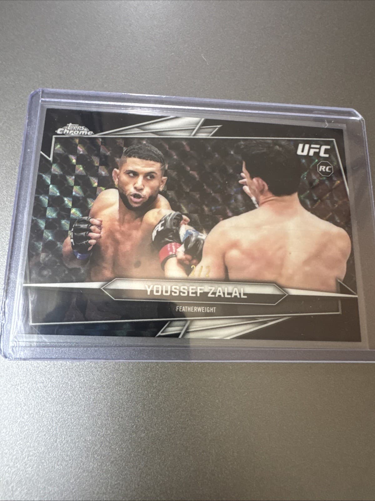 🔥2026 Topps Chrome Ufc Youssef Zalal Black Geometric Refractor Rookie Rc 2/2🔥