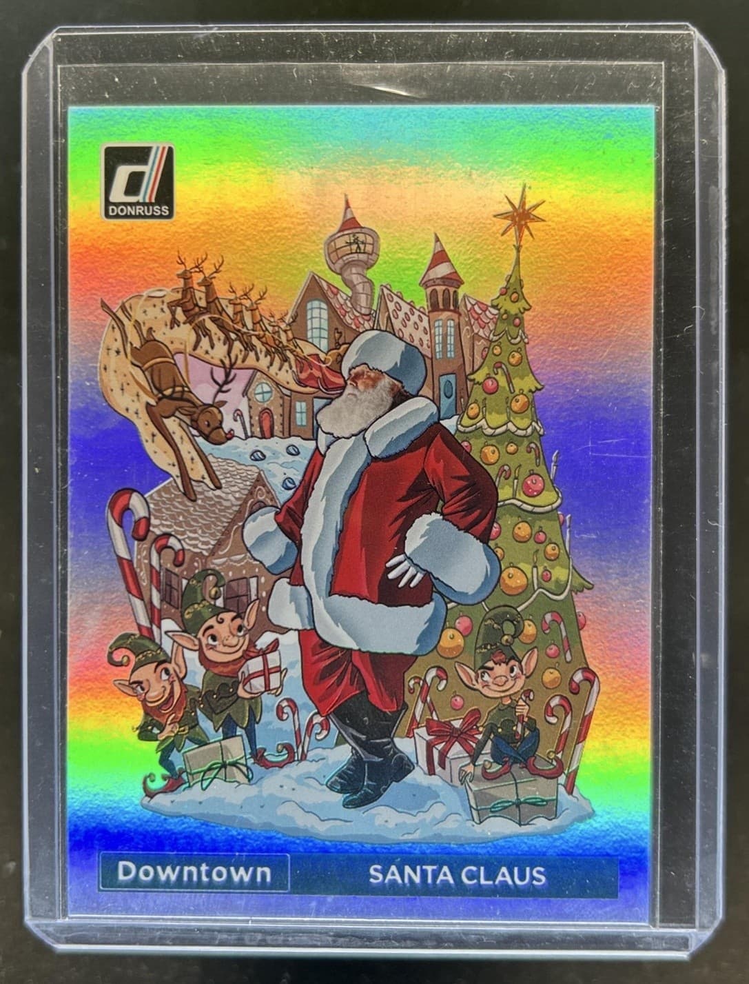 2022 Panini Donruss Santa Claus Downtown! SSP #DT-SC Redskins