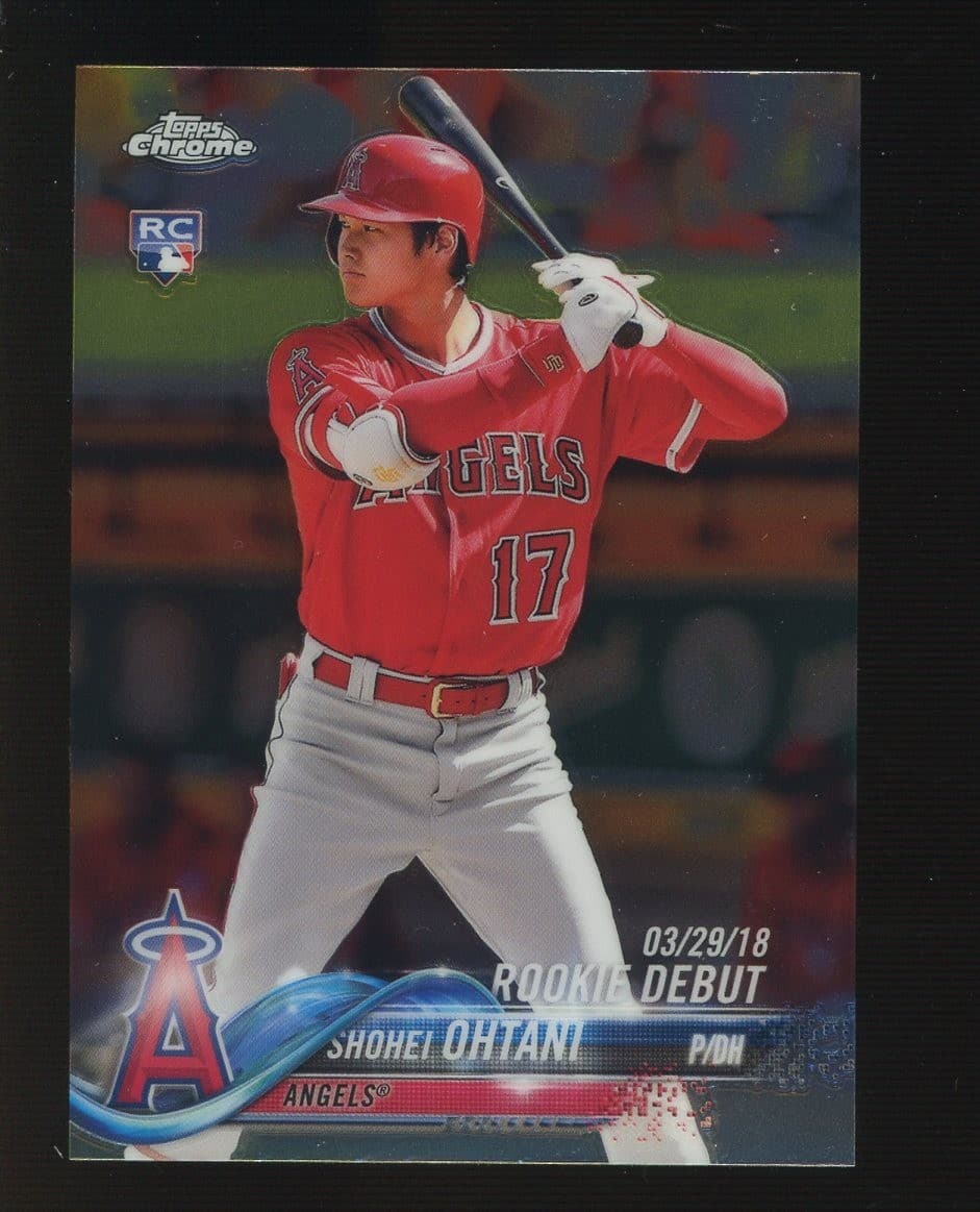 2018 Topps Chrome Update #HMT32 Shohei Ohtani Angels RC Rookie